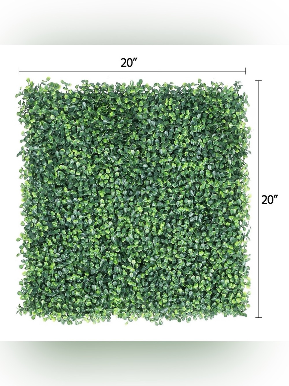 Artificial Boxwood Hedge Panels – Set of 6
